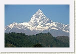 Pokhara - El pico Macchapuchare de los Annapurnas