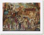 Mexico DF - Mural de Diego Rivera en el Palacio Nacional (El arribo de Hernn Corts)