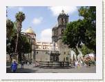 Puebla - El zcalo y la catedral