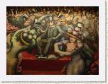Mxico DF - Porfirio Daz pisa la constitucin de 1857 - Mural de Alvaro Siqueiros - Del porfiriato a la revolucin
