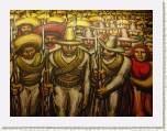 Mxico DF - El pueblo en armas - Mural de Alvaro Siqueiros - Del porfiriato a la revolucin